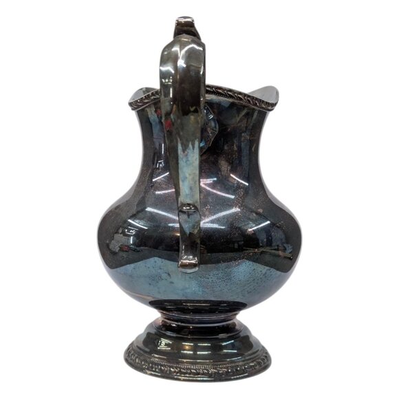 Vtg Reed Barton Old London 7025 Water Pitcher Sliver Plated 8 HP 8.5" x 9.5" - Picture 3 of 13